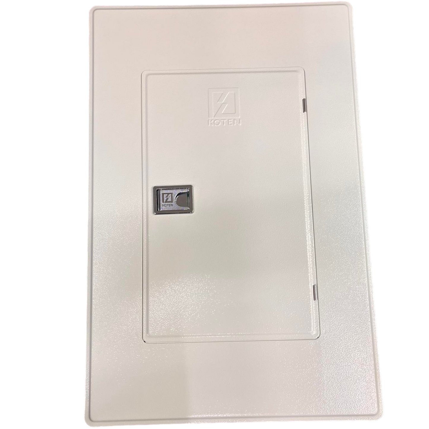 Rectangular white electrical panel with a brand logo on a white background Koten 4 Branches Panel Board Main 250SPS 2Pole for 2 Pole Bolt On Circuit Breaker PB250SP2P4B Electx Electrical Supply 