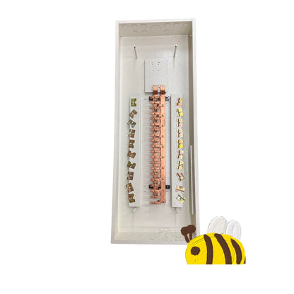 Children's toy with colorful wooden blocks and a bee-shaped block on a white background Koten Panel Board 20 Branches Main 250SP 2P for 2 Pole Bolt On Circuit Breaker PB250SP2P20B Electx ElectricalS Supply