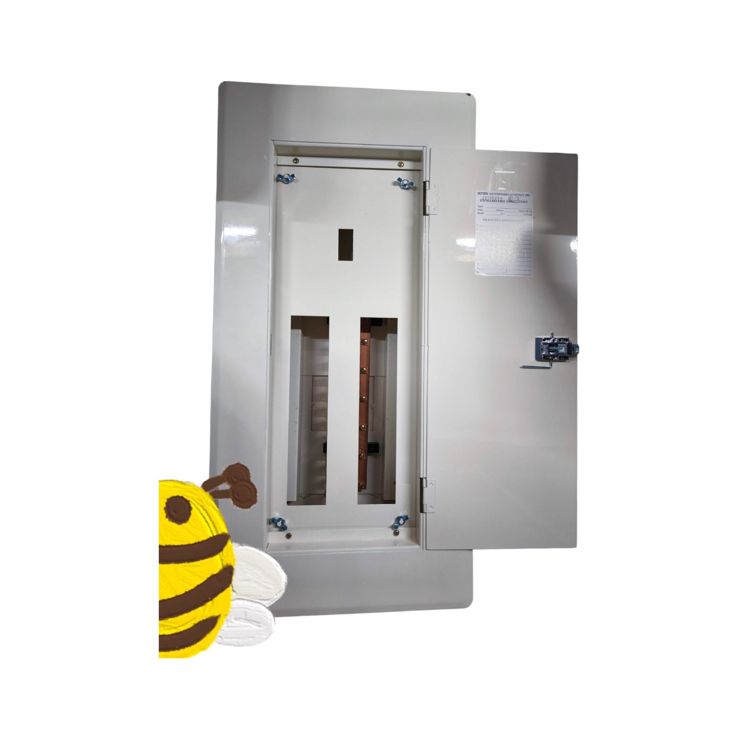 Koten 12 Branches Panel Board 2 Pole Main 250SPS 12 Branches For 2 Pole Bolt On Circuit Breaker Distribution Box Only Flush Mounted Metal Base