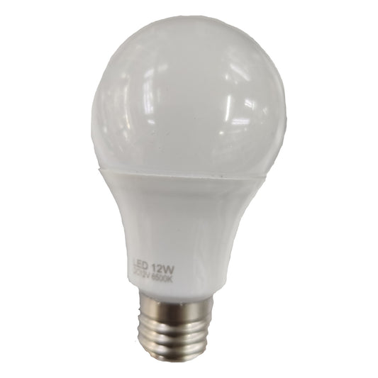 LED light bulb on a white background