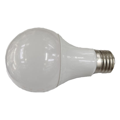 White light bulb on a white background