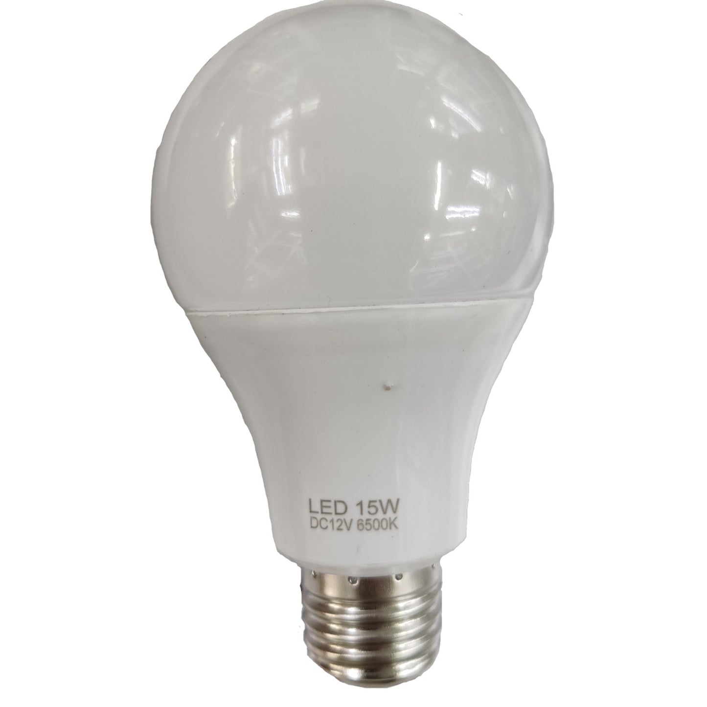 LED light bulb with specifications on a white background