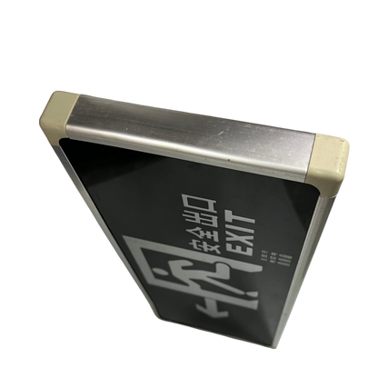 LED Exit Sign Left with Running Man Green Glass CA-BLZD-2LR0EI (D)SF