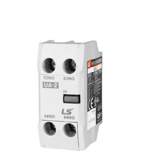 LS Magnetic Contactor  Auxiliary Contact Block, Top Mounted 1NO+1NC UA-211