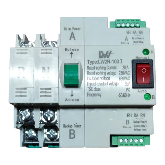 Electrical control panel with various switches and indicators on a white background
