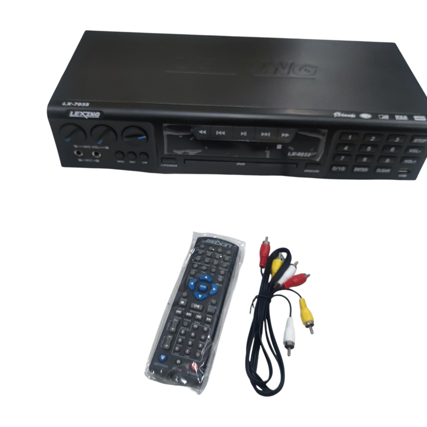 Lexing DVD Karaoke Player 220V with Remote and DVD LX-7035  or LX-8022