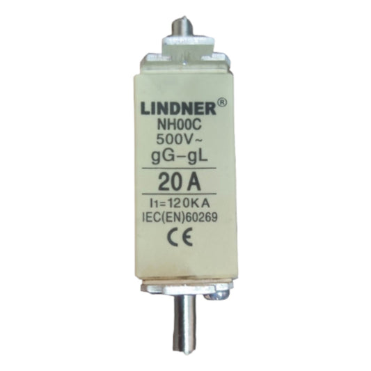 Lindner electrical component with specifications on a white background