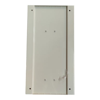 Metallic panel with screws on a white background Local 14 Branches Panel Board 2 Pole Main 2 Pole Branches For Miniature Circuit Breaker Surface Type Metal Base Electx Electrical Supply