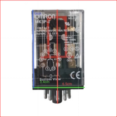 MK3P-I 12V DC Switch Relay 11 Pins