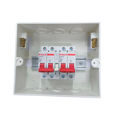 Himel MTS 63A 2 Pole 6KAIC 220V with PVC Enclosure ZY ZY5-8WAYSFT/2XHDB3WN2C63+HDB3W63HS