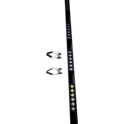 Magnetic Track Light 1 Meter with 3pcs 6W Grille Type Cool White 4000K with 100W Power Supply 220V ( ILLUMIQ TERRA) 50mm Track