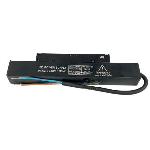 Magnetic Track Light Power Supply (ILLUMIQ TERRA) Output 48V Input 220V (100WATTS)