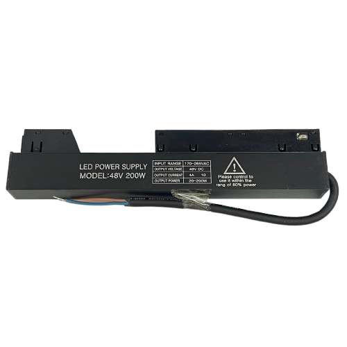 Magnetic Track Light Power Supply (ILLUMIQ TERRA) Output 48V Input 220V (200WATTS) (Copy)