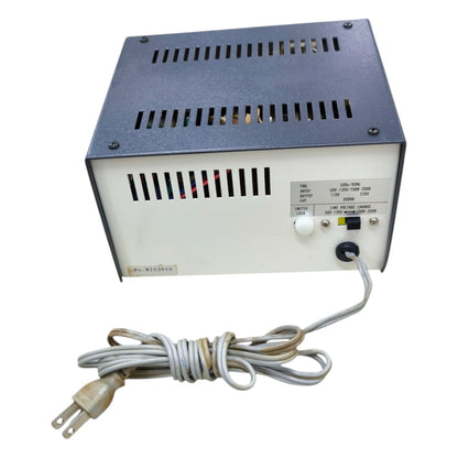 Power supply unit with a cord on a white background