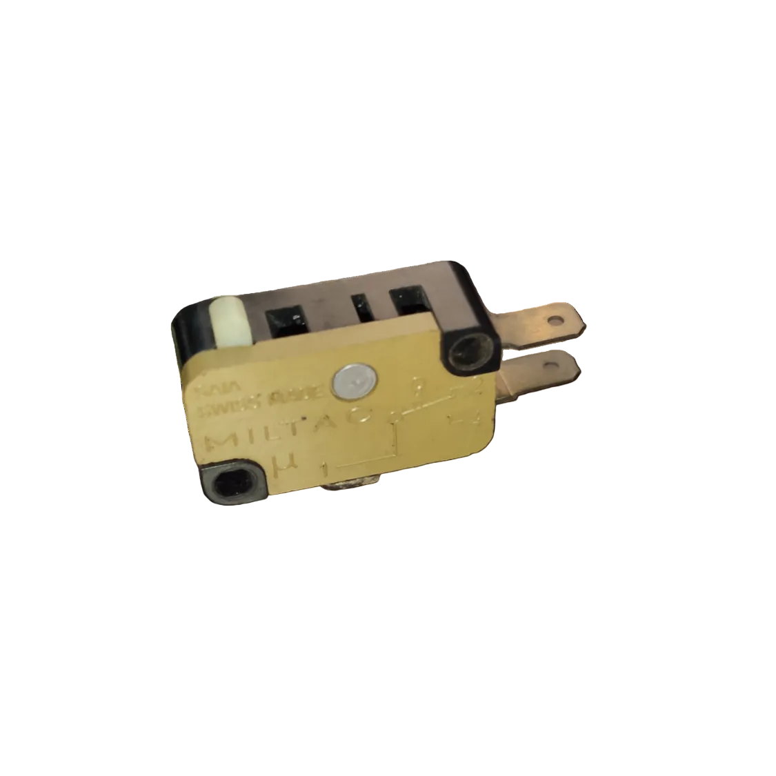 Mechanical switch on a white background