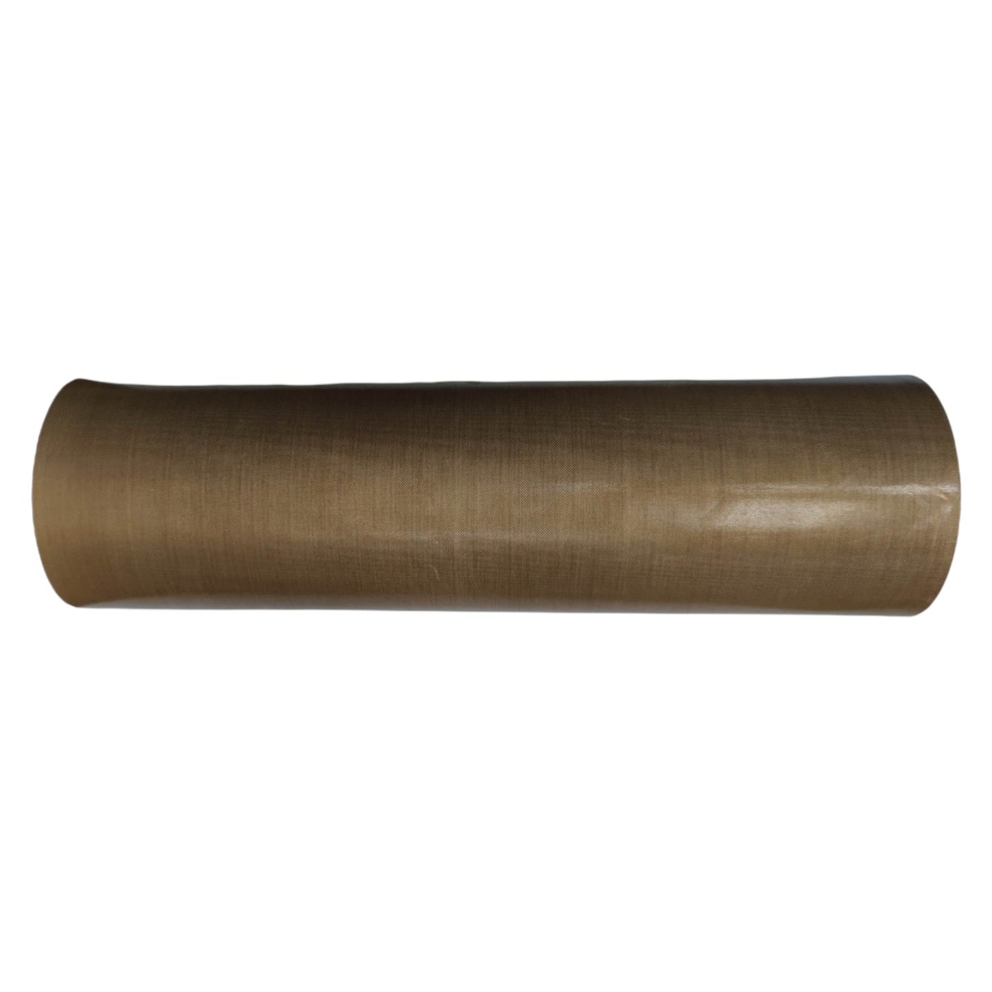 Brown cylindrical object on a white background