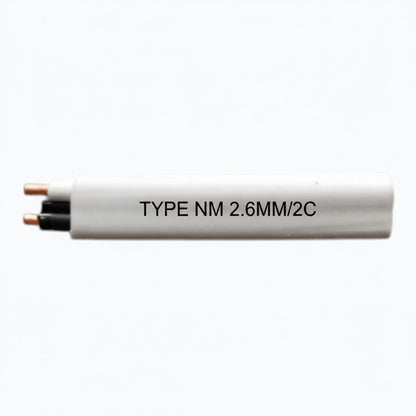 Omega PDX Romex Cable , Duplex Flat Cable, Duplex Solid Cable 10/2C 2.6MM/2C 75M