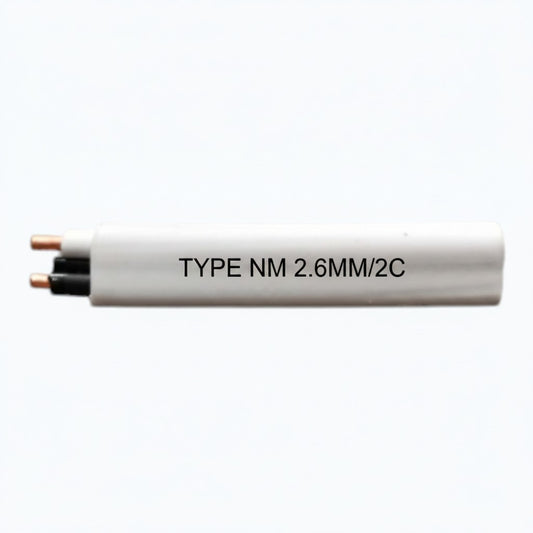 Omega PDX Romex Cable , Duplex Flat Cable, Duplex Solid Cable 10/2C 2.6MM/2C 75M