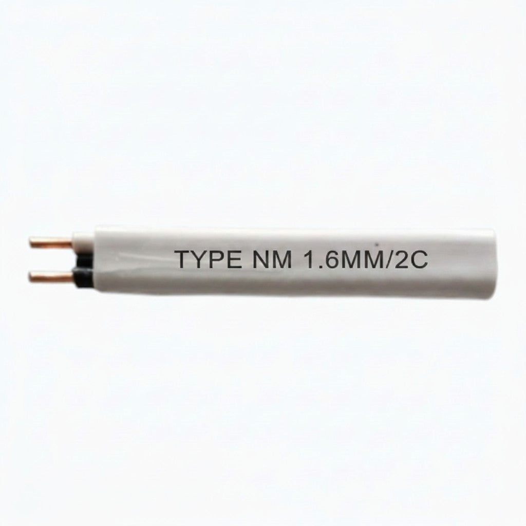 Omega PDX Romex Cable , Duplex Flat Cable, Duplex Solid Cable 14/2C 1.6MM/2C 75M/Roll