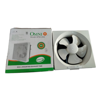 Omni 10 Inches Exhaust Fan Wall Type 60Hz 220V 25cm x 25cm XFW-250