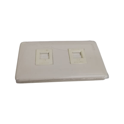 Omni 2 Gang Computer Modular Outlet , Data Outlet , Lan Outlet Classic Series WEP-102+ (WEC-303x2)