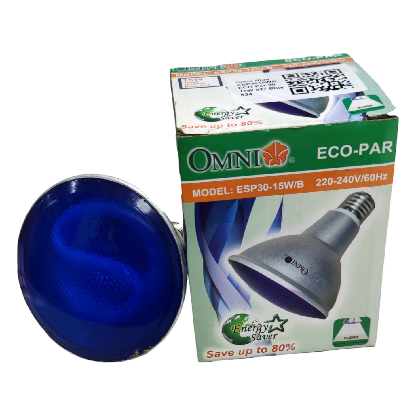 Omni Par 30 15W Blue CFL E27 220V ESP30-15W/B