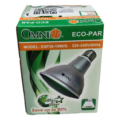 Omni Par 30 15W Green CFL E27 220V ESP30-15W/G