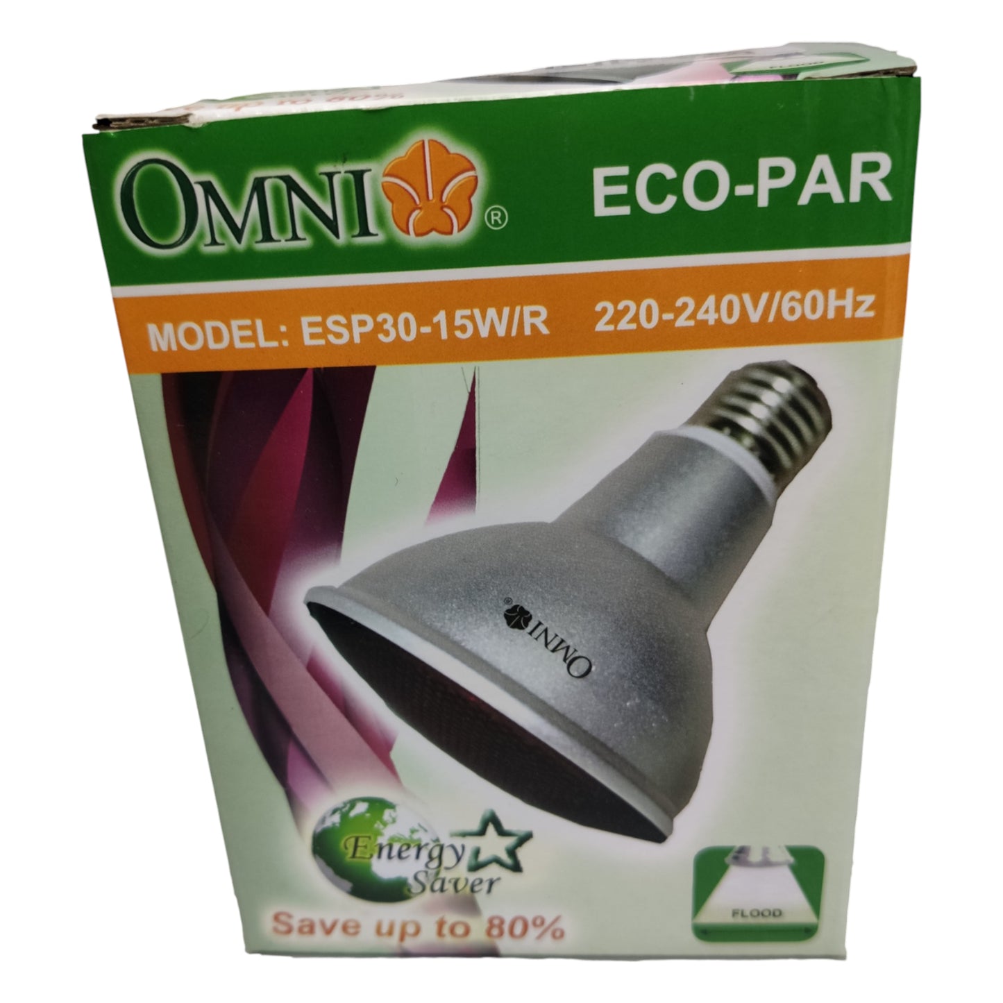 Omni Par 30 15W Red CFL E27 220V ESP30-15W/R