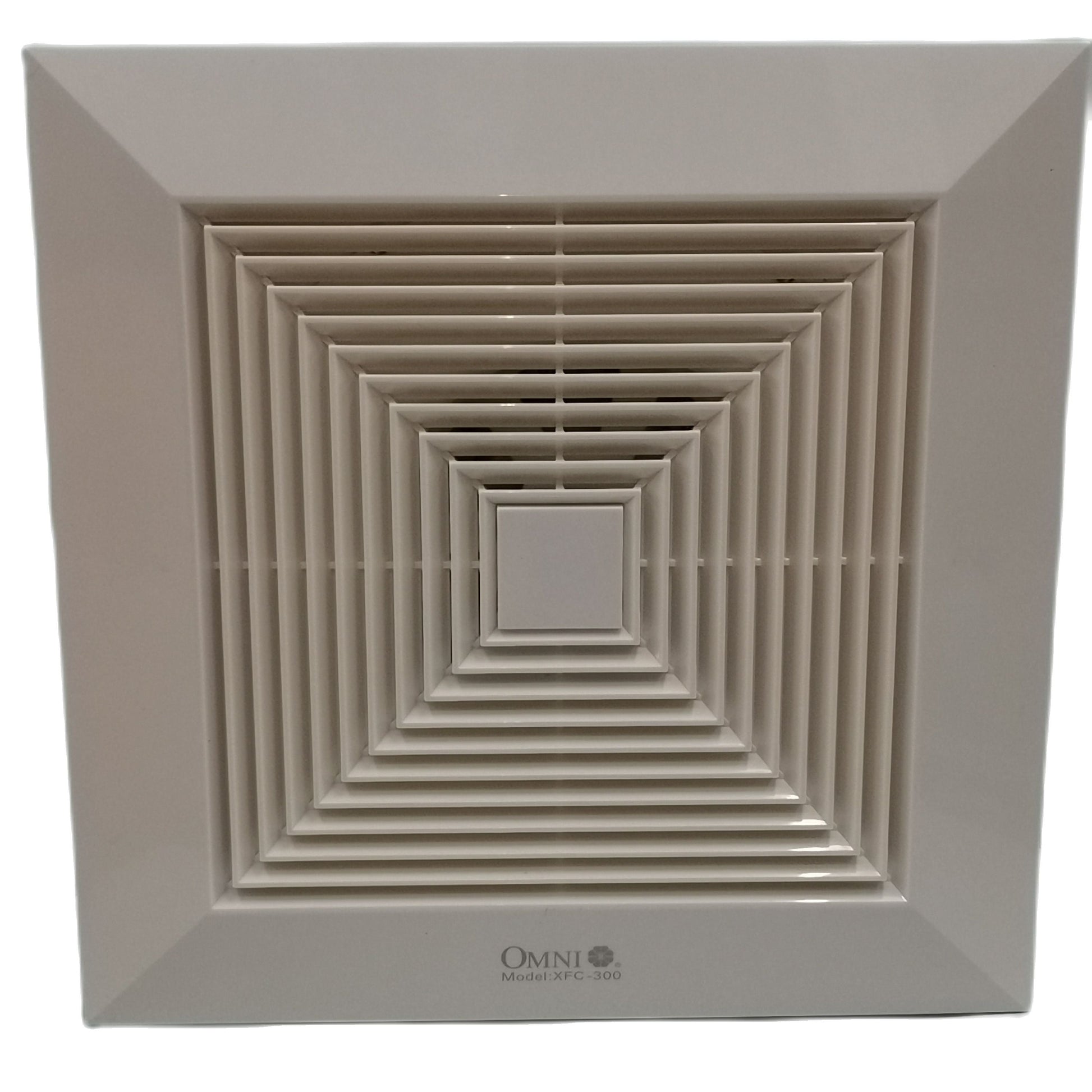 Omni 12 Inches Ceiling Mounted Exhaust Fan 220V 60Hz Duct Fan 300mm x 300mm Bathroom Exhaust Fan Ceiling Exhaust Fan XFC300