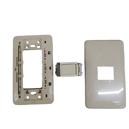 Omni 1 Gang 3 Way Switch 16A 250V with Plate Cover WEP-101+WES-223