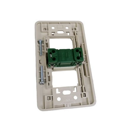 Omni Classis Series 1 Gang 3 Way Switch 16A 250V with Plate Cover WEP-101+WES-223 back view