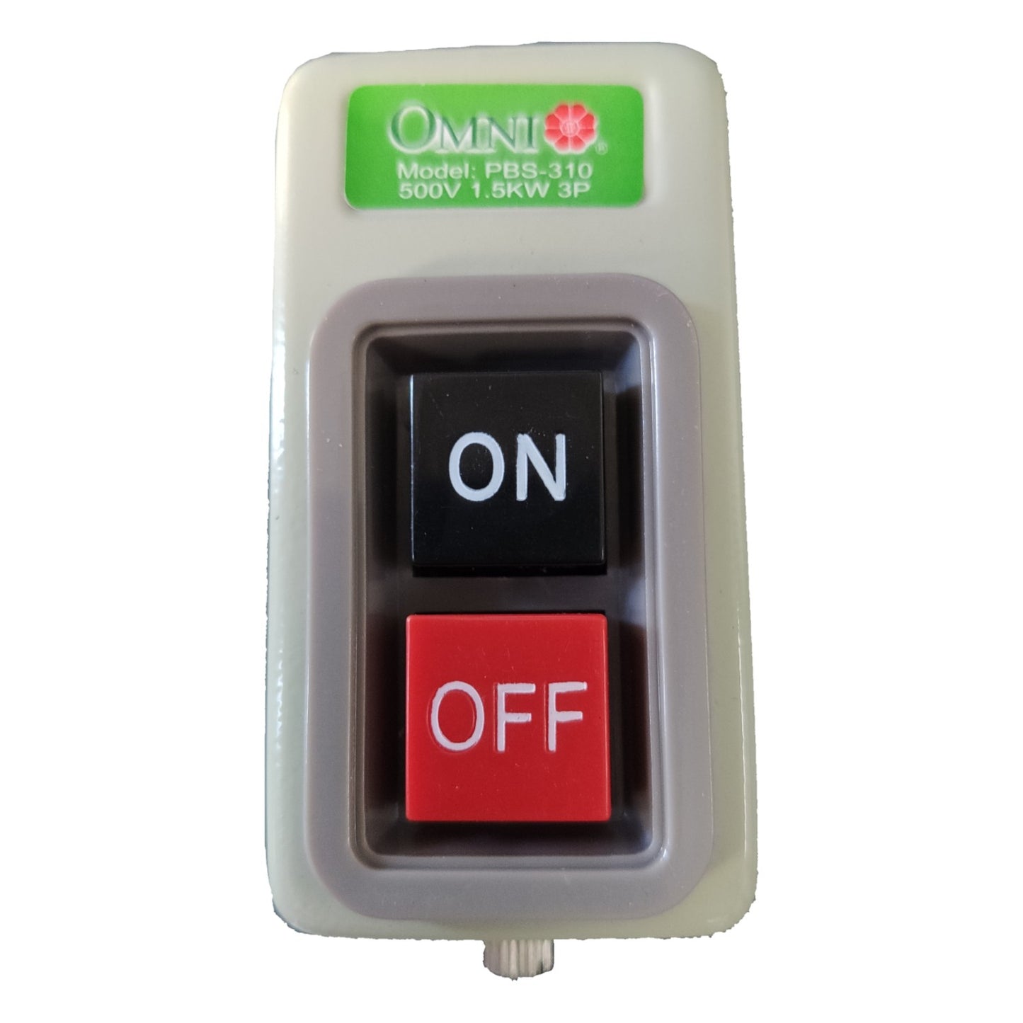 Omni Push Button Switch 10A 250V 3 Pole PBS-310-PK Electx Electrical Supply