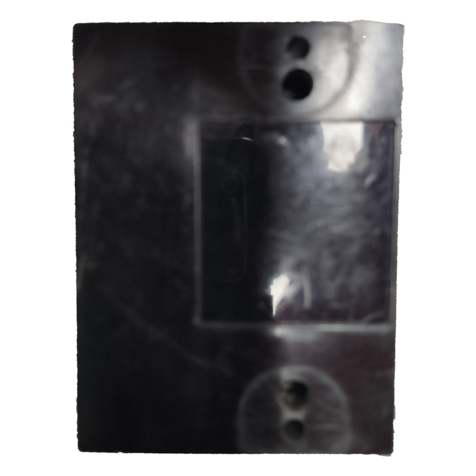 Tape cassette with visible label on a white background
