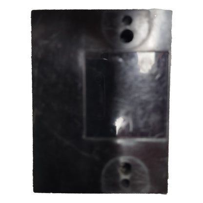Tape cassette with visible label on a white background