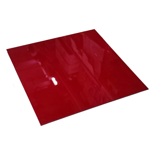 Optical Filter Red 20.5cm x 20.5cm, Acrylic Color Filter Red