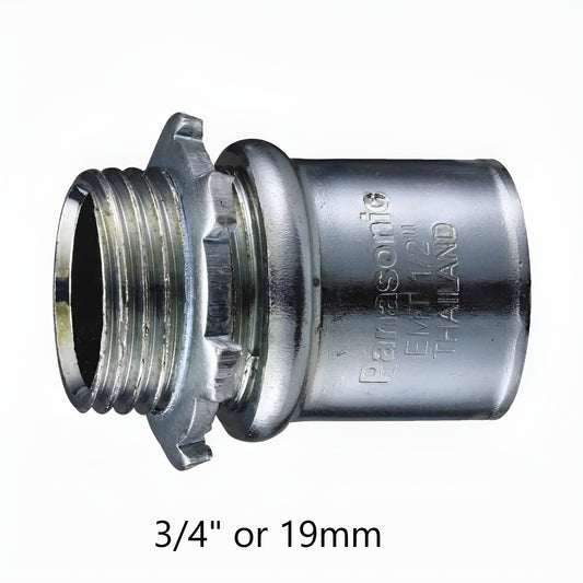 Panasonic 3/4 EMT Connector Compression Type 19mm