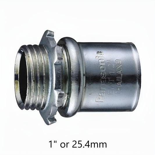 Panasonic 1" EMT Connector Compression Type 25.4mm