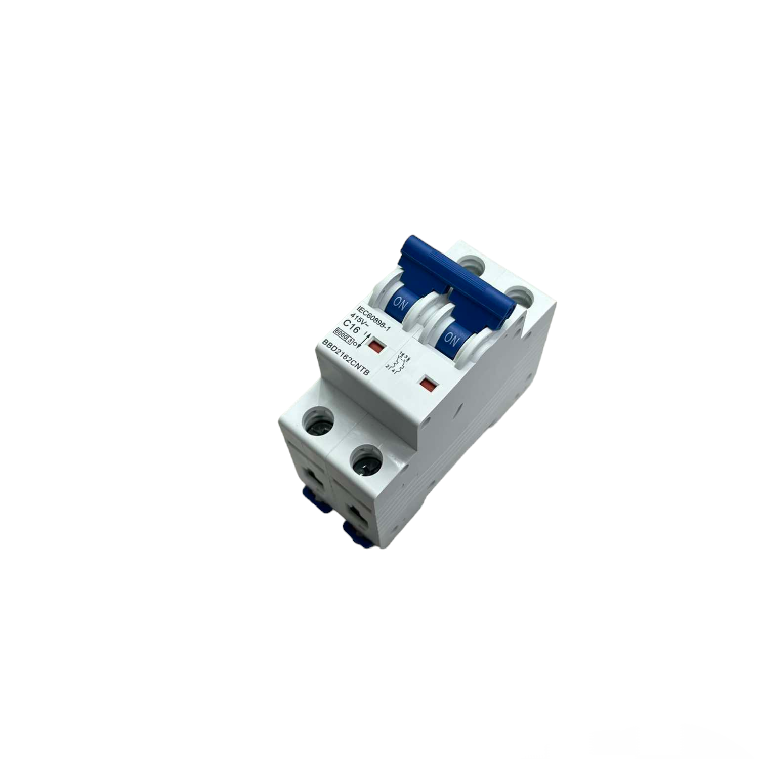 Panasonic 10A 6KAIC 220V 2 Pole Miniature electrical circuit breaker with blue toggle switch