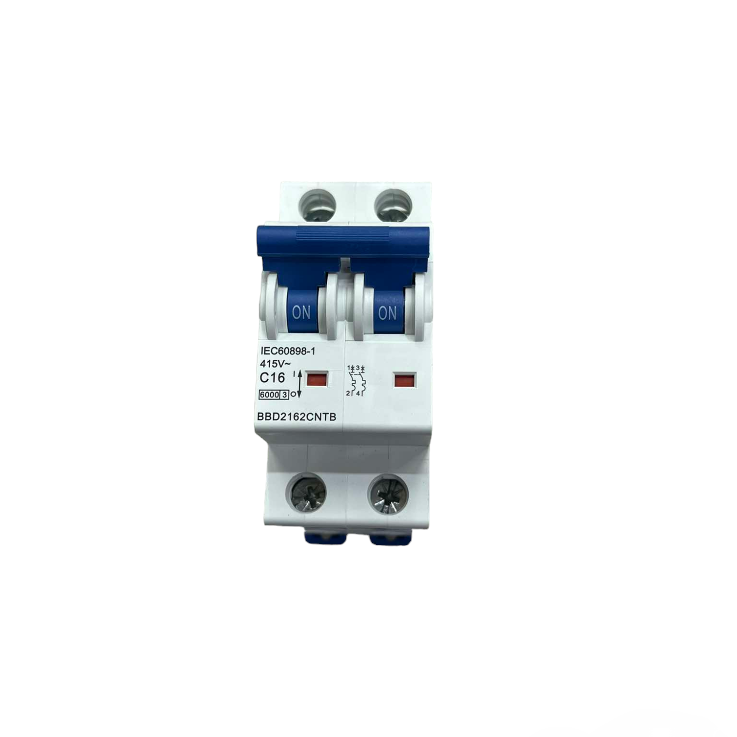 Panasonic 2 pole 220V MCB with indicator for reliable electrical circuit protection