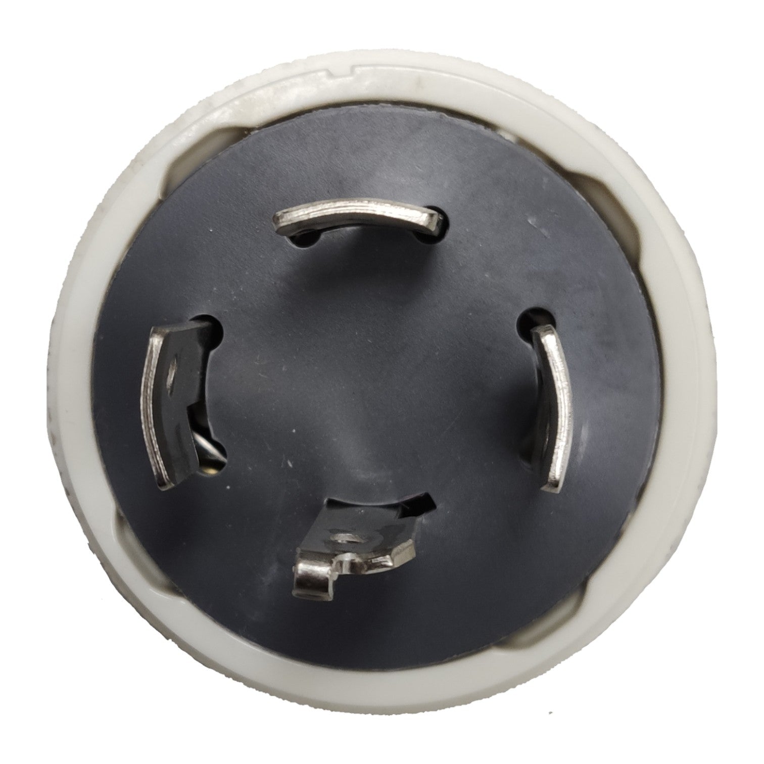 Electrical plug with white housing on a white background Panasonic 20A 250V Twist Lock Plug 3P+E (4P)(ML-3) WF6420 Twistlock Plug Twist to Lock Electx Electrical Supply