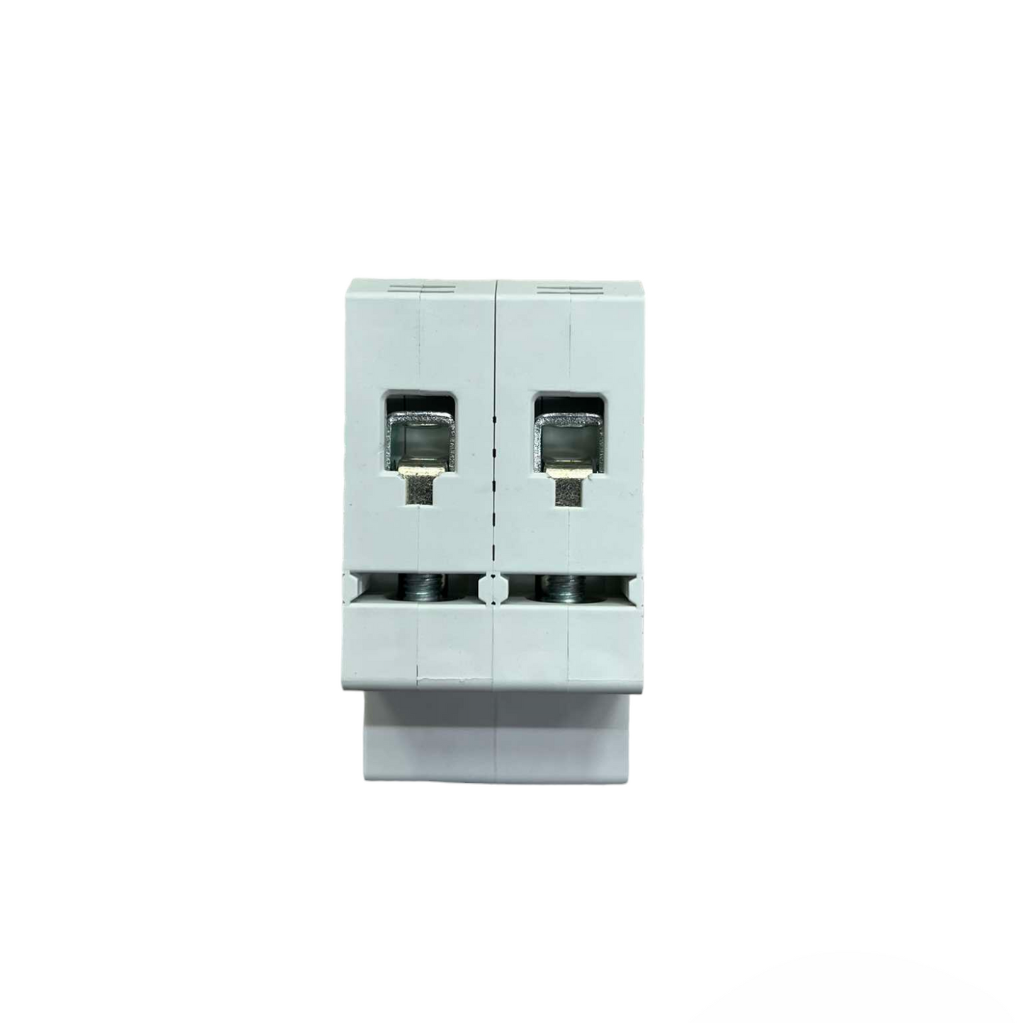 Electrical panel on a white background