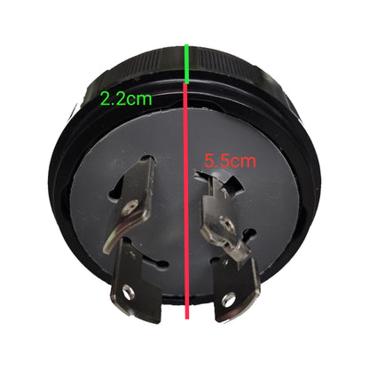 Panasonic 20A Twist Lock Plug 3P+E (4P) 250V (ML-3) WF6420BK Twistlock Plug 20A 3P+E Electx Electrical Supply