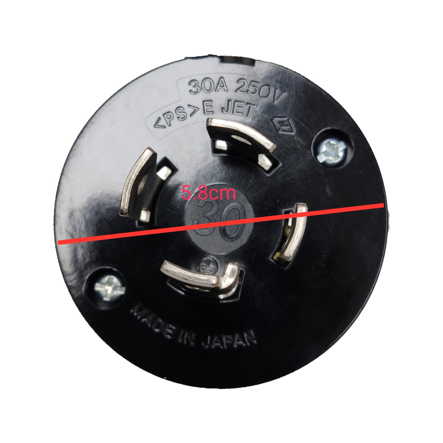 Panasonic 30A Twist Lock Plug 3P+E (4P) 250V (NEMA L6) WF6430