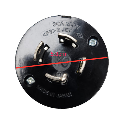 Panasonic 30A Twist Lock Plug 3P+E (4P) 250V (NEMA L6) WF6430