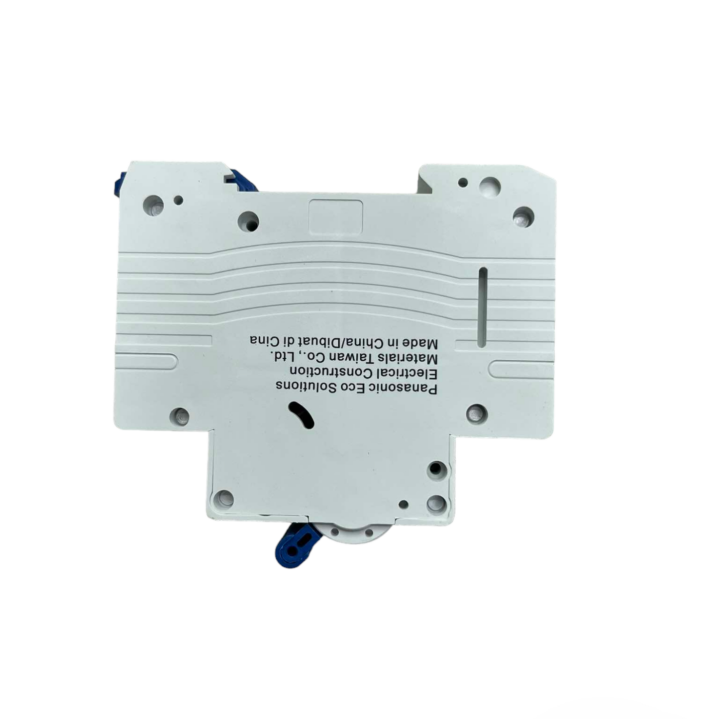 White electronic component with Panasonic branding on a white background