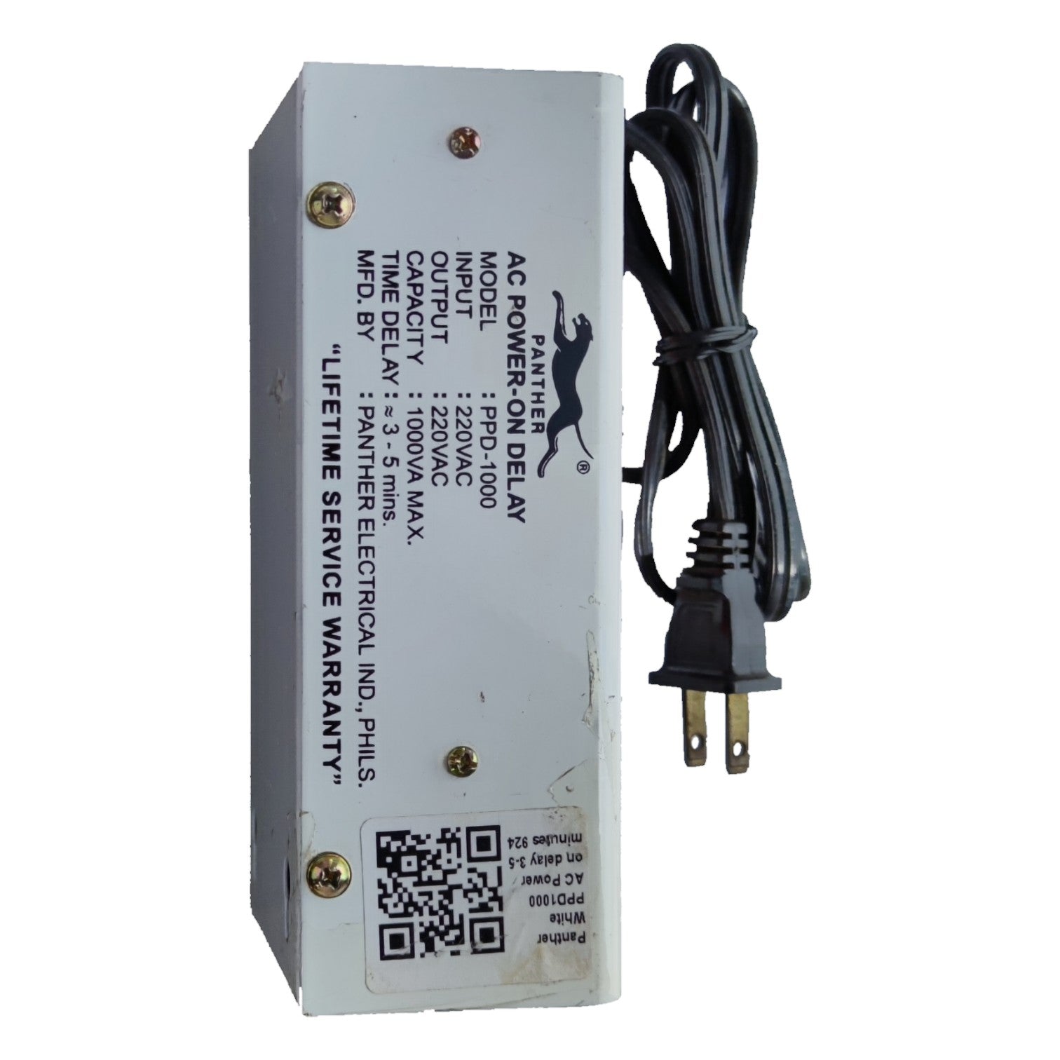 Panther Power On Delay Device PPD-1000 3-5 Mins Delay 1000VA 220V Electx Electrical Supply