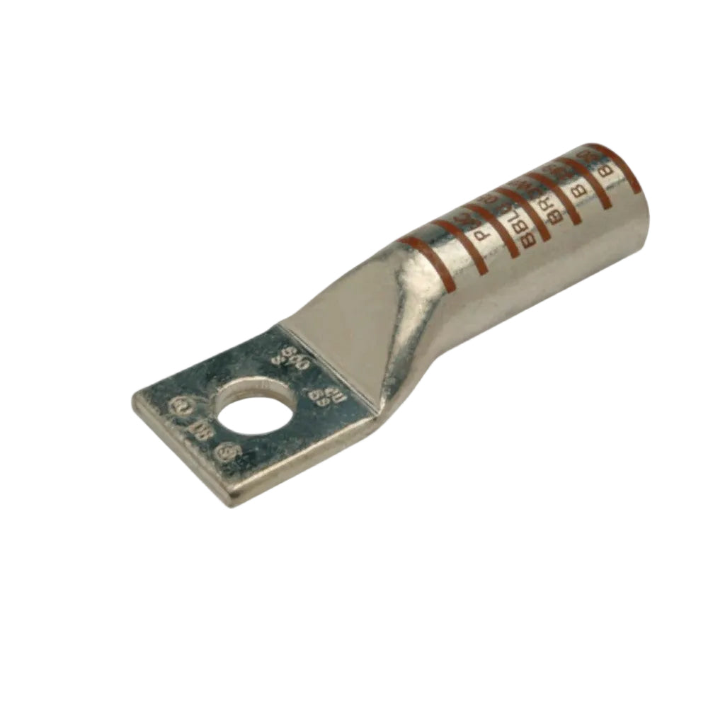 Penn Union Copper Compression Lug – Long Barrel, One Hole 30MM² 2/7 AWG BBLU-2S