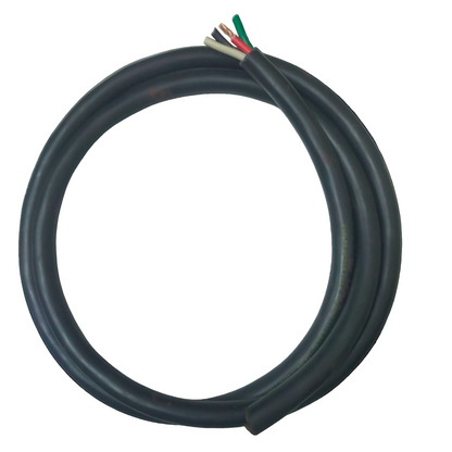 Phelps Dodge 3.5mm industrial power cable 25m 4 core with black insulation and exposed colored wires