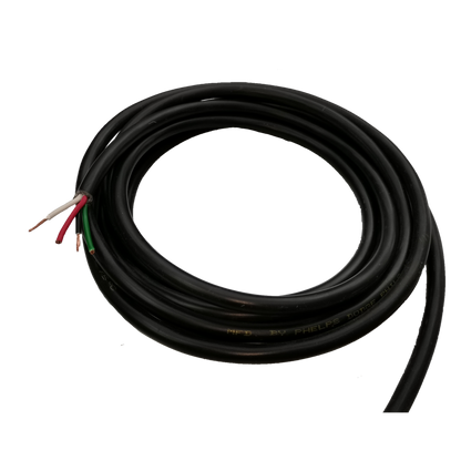 Phelps Dodge 3.5mm industrial power cable 25m 4 core with black outer insulation and exposed colored wires