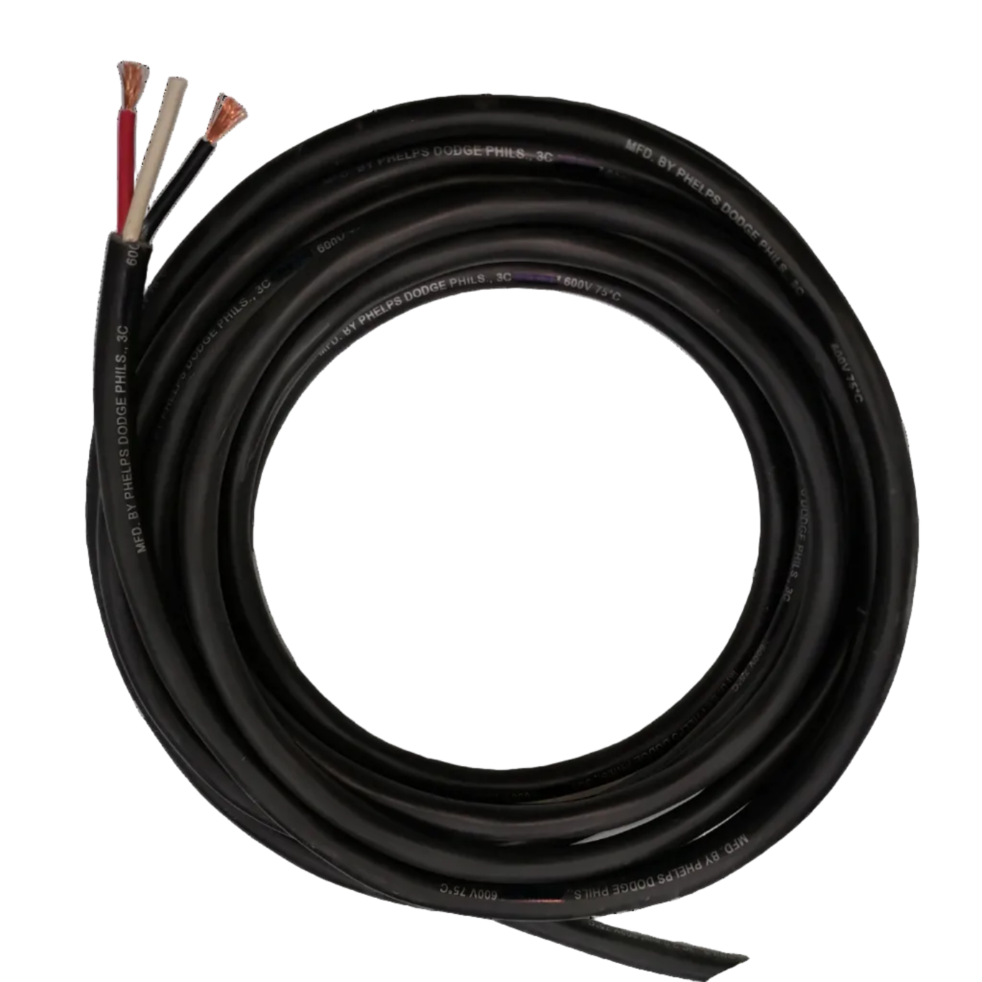 Phelps Dodge Power Cable AWG 14 3 Core with durable insulation for various electrical applications